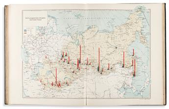 (RUSSIA.) Glinka, Grigoriy Vyacheslavovich. Aziatskaya Rossiya Atlas (Atlas of Asiatic Russia).